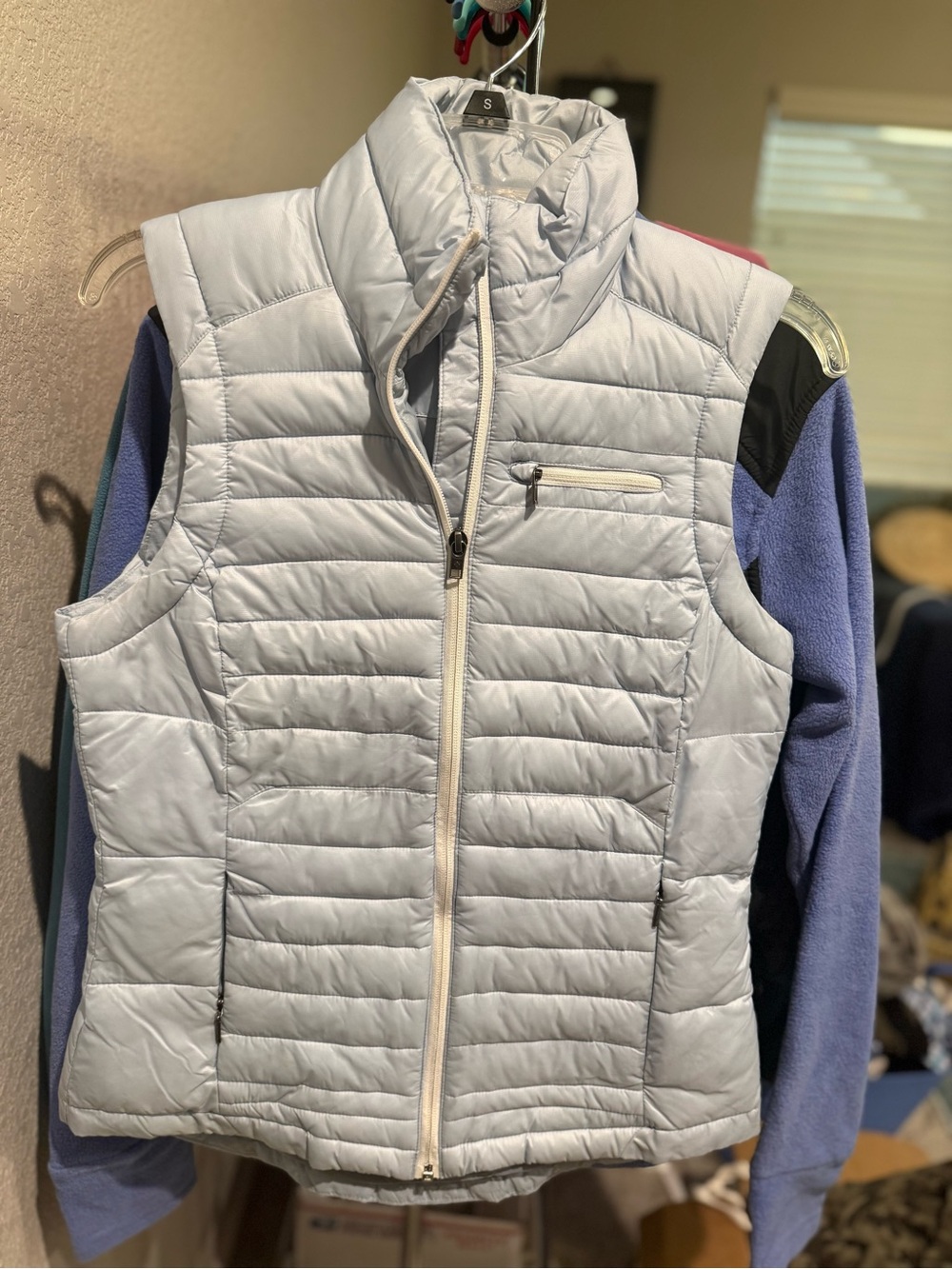 Columbia SZ XS Light BLUE Quilted Puffer Vest - Women's